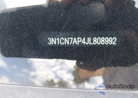 2018 Nissan Versa 1.6 Sv from USA, damaged, VIN 3N1CN7AP4JL808992